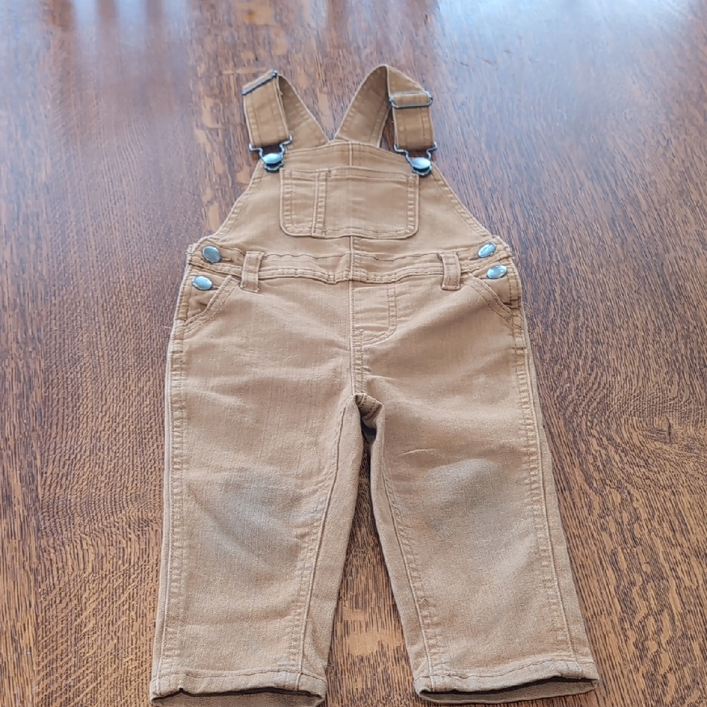 Kids Tan Overalls